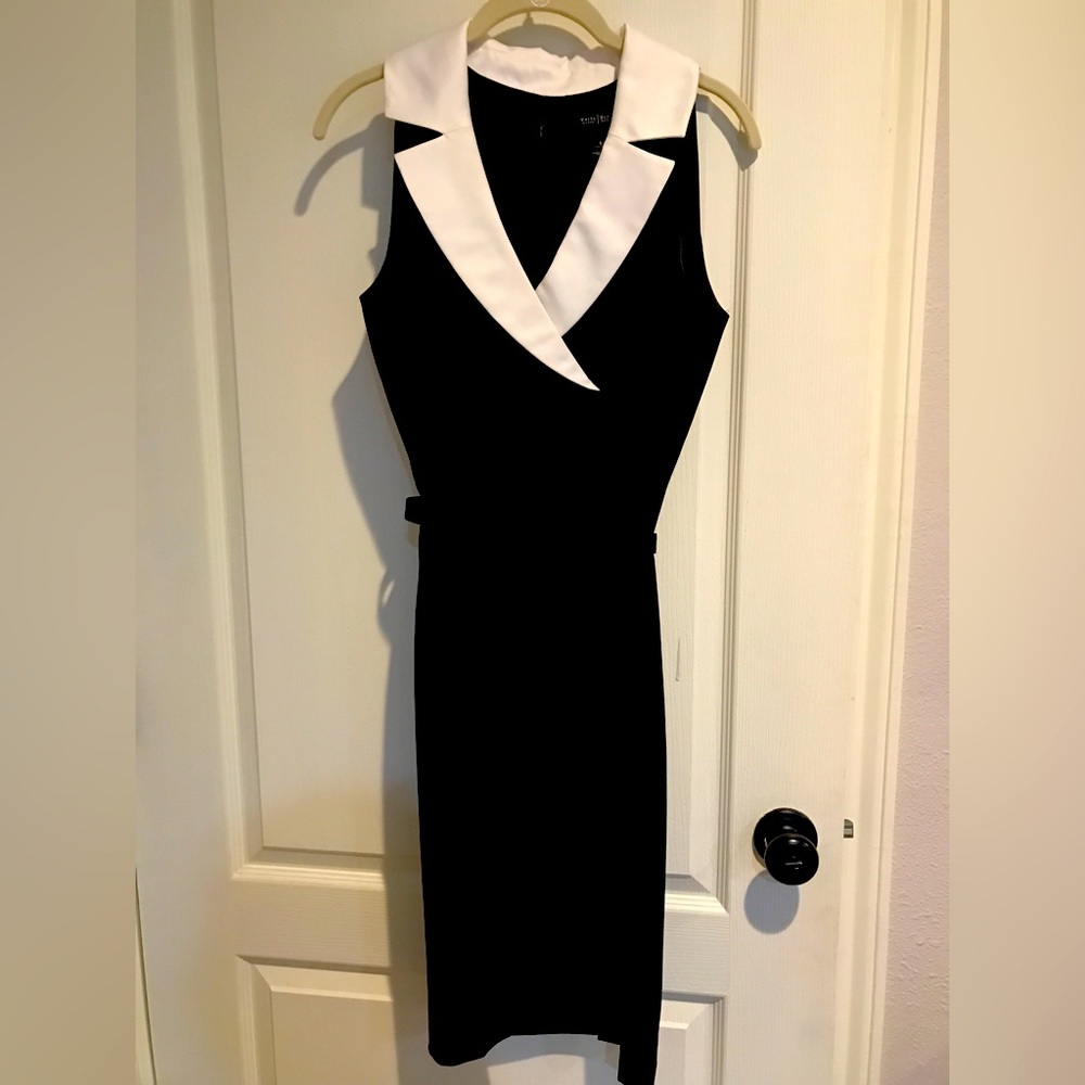 White House Black Market, tuxedo dress size 8